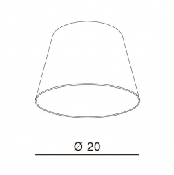 Абажур Azzardo Shade ZF 20 AZ2597