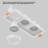 Встраиваемый светильник Crystal Lux CLT 068C3 WH