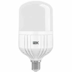 Лампа светодиодная сверхмощная IEK E40 50W 6500K матовая LLE-HP-50-230-65-E40