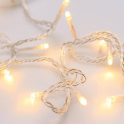 Светодиодная гирлянда Ardecoled нить 230V теплый белый ARD-String-Home-5000-Clear-50Led-Std Warm 025749