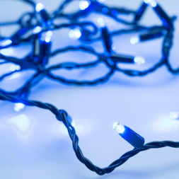 Уличная светодиодная гирлянда Ardecoled нить 230V синий ARD-String-Classic-10000-Black-100Led-Std Blue 025802