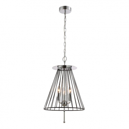 Подвесная люстра Crystal Lux Modesto SP3 Black/Chrome
