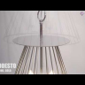 Подвесная люстра Crystal Lux Modesto SP3 Black/Chrome