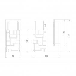 Спот Eurosvet 20029/1 хром/светлое дерево