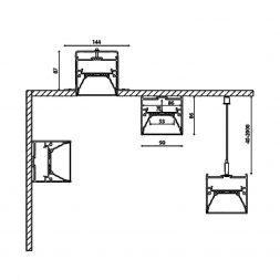 Профиль алюминиевый Lumker L.9086-B 003268