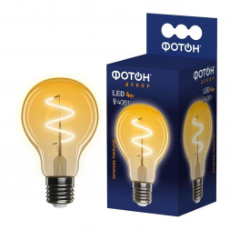 Лампа светодиодная филаментная Фотон E27 4W 2200K золотая 23976