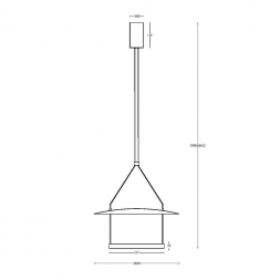 Подвесной светодиодный светильник Maytoni Ambience MOD280PL-L30B3K