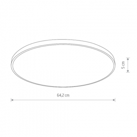 Потолочный светодиодный светильник Nowodvorski Agnes Round Led 8185