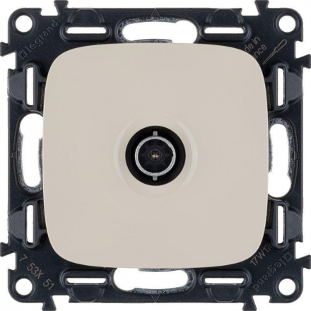 Розетка ТV Звезда Legrand Valena Allure слоновая кость 753851