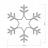 Светодиодная фигура Ardecoled Снежинка ARD-Snowflake-M3-920X920-432Led White 025307