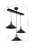 Подвесная люстра Toplight Delilah TL1606H-03BK