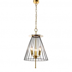 Подвесная люстра Crystal Lux Modesto SP3 Black/Gold
