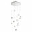 Подвесная светодиодная люстра ST Luce Waterfall SL6017.101.13