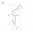 Монтажный профиль Arlight ALM-GLASS-6 ANOD 026697