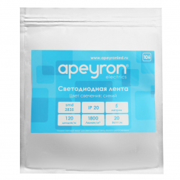 Светодиодная лента Apeyron 20W/m 120LED/m 2835SMD синий 5M 00-106