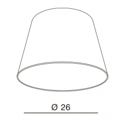 Абажур Azzardo Shade ZF 26 AZ2601