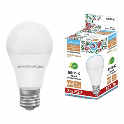 Лампа светодиодная TDM Electric Народная E27 7W 6500K матовая SQ0340-1625