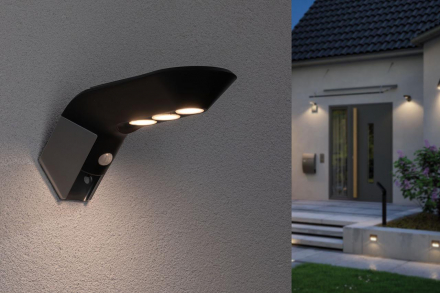 Светильник на солнечных батареях Paulmann Outd Solar Wandl Soley 94250