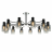 Потолочная люстра Escada Diversity 2120/12P Black