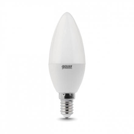 Лампа светодиодная Gauss E14 8W 3000K матовая 33118