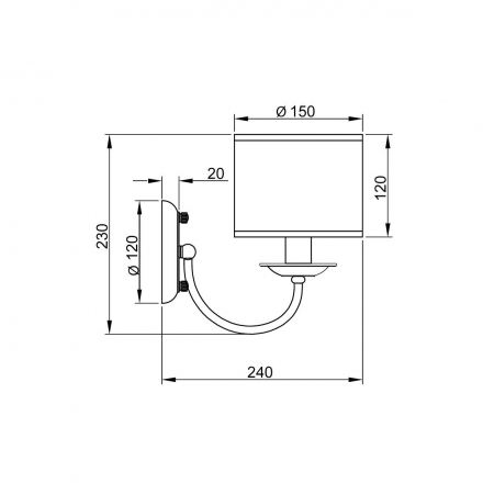 Бра Vele Luce Soprano VL4194W01