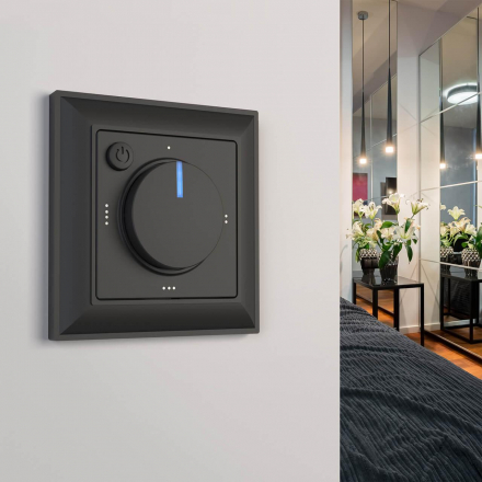 Рамка на 1 пост Werkel Fiore черный матовый W0012208 4690389160332