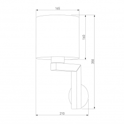 Бра TK Lighting 4221 Troy Gray