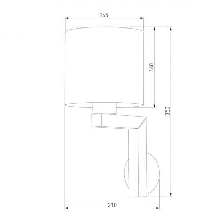 Бра TK Lighting 4221 Troy Gray