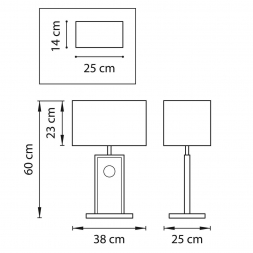 Настольная лампа Lightstar Faraone 870936