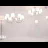 Торшер Crystal Lux Marsela PT1 Nickel