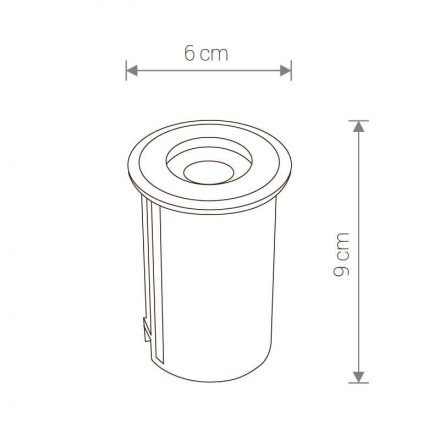 Ландшафтный светодиодный светильник Nowodvorski Picco Led 9105