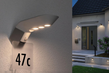 Светильник на солнечных батареях Paulmann Outd Solar Wandl Soley 94251