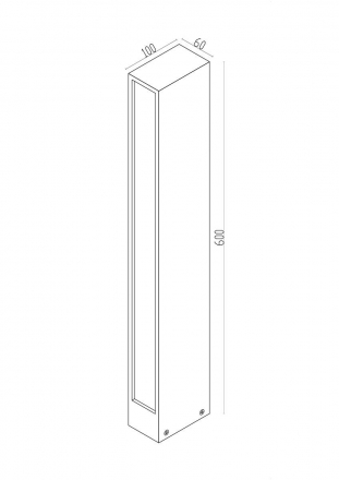 Уличный светодиодный светильник Maytoni Hof O422FL-L12GF