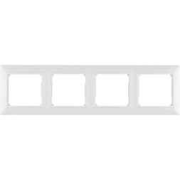 Рамка 4-постовая Legrand Valena белая 774454
