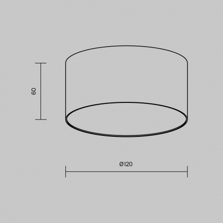 Потолочный светодиодный светильник Maytoni Technical Zon C032CL-12W2.7K-RD-B