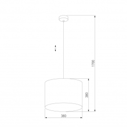 Подвесной светильник TK Lighting 6172 Tercino Blue