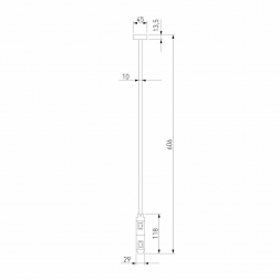 Декоративная стойка двойная Elektrostandard Esthetic Magnetic 85150/00 a065446