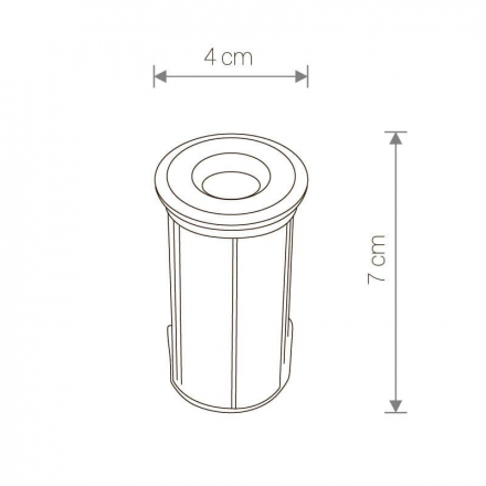 Ландшафтный светодиодный светильник Nowodvorski Picco Led 9106