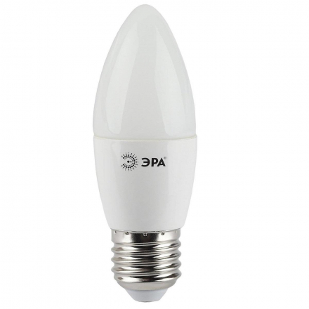 Лампа светодиодная ЭРА LED B35-7W-827-E27 Б0023239
