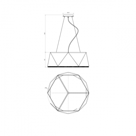 Подвесной светильник Lucia Tucci 4670.9 Black