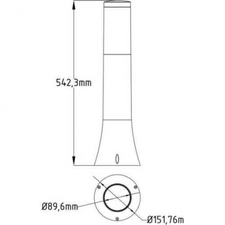 Уличный светильник Horoz Орхидея 400-000-122 HRZ00002613
