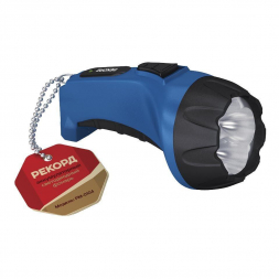 Ручной светодиодный фонарь Рекорд аккумуляторный 135х69 16 лм РМ-0104 Blue 21701