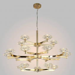 Подвесная люстра Crystal Lux Rebeca SP5+10+5 Gold
