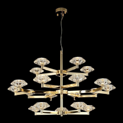 Подвесная люстра Crystal Lux Rebeca SP5+10+5 Gold