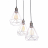 Подвесная люстра Lumina Deco Cobi LDP 11609-3 WT