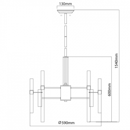 Подвесная люстра MW-Light Альгеро 285010806