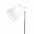 Торшер Escada Hall Chrome/White 10185/T White