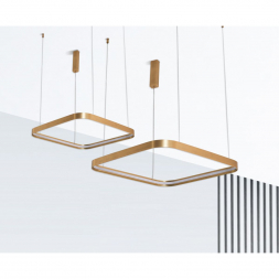 Подвесной светодиодный светильник Italline IT013-6031 gold 3000K