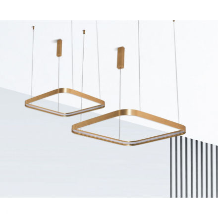 Подвесной светодиодный светильник Italline IT013-6031 gold 3000K