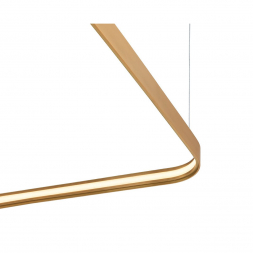 Подвесной светодиодный светильник Italline IT013-6031 gold 3000K